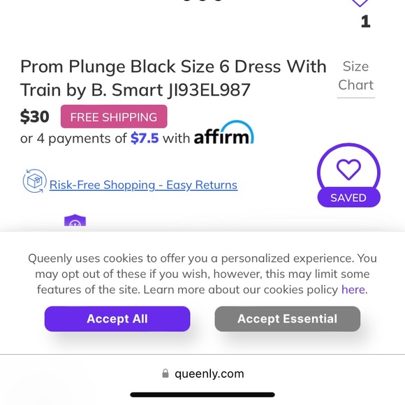 Size 13 (juniors) navy blue dress - Picture 2 of 6